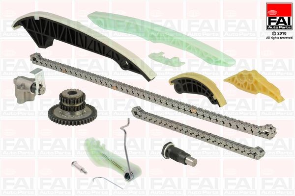 TCK212 Timing chain kit TCK212 FAI AutoParts with gears, with gaskets/seals, Simplex, Low-noise chain