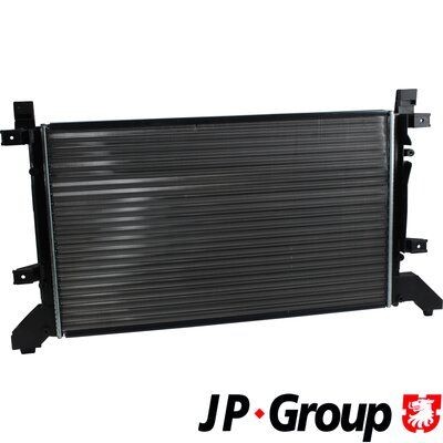 JP GROUP 1114209200 Engine radiator Aluminium, Plastic, 679 x 399 x 26 mm, Manual Transmission