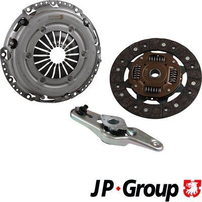 1130410619 JP GROUP with clutch release bearing, 220mm Ø: 220mm Clutch replacement kit 1130410610 buy