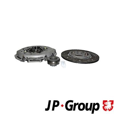 1130413310 JP GROUP Clutch set SKODA with clutch release bearing, 240mm