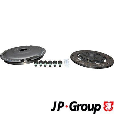 Clutch and flywheel kit JP GROUP without clutch release bearing, 210mm - 1130416110