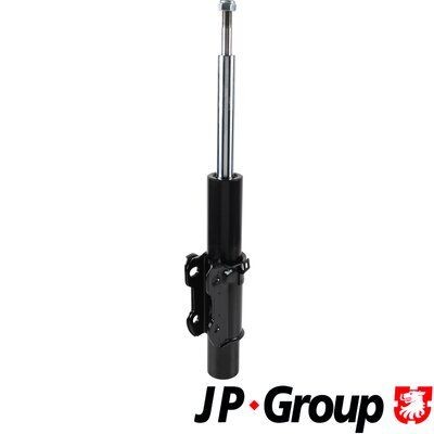 JP GROUP 1142107800 Shock absorber Front Axle, Gas Pressure, Twin-Tube, Suspension Strut, Top pin