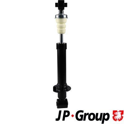 JP GROUP 1152109400 Shock absorber Rear Axle Left, Rear Axle Right, Gas Pressure, Spring-bearing Damper, Top eye, Bottom eye