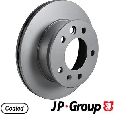 1163101900 JP GROUP Front Axle, 276x22mm, 5, Vented, Coated Ø: 276mm, Num. of holes: 5, Brake Disc Thickness: 22mm Brake rotor 1163109800 buy