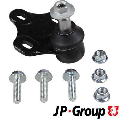 JP GROUP 1163604210 Brake pad set Front Axle, with integrated wear sensor