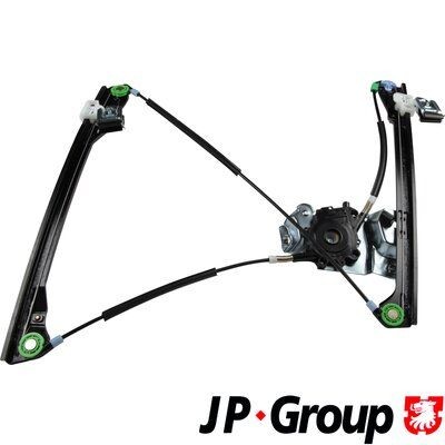 JP GROUP 1188104170 Window regulator Left Front, Operating Mode: Electric, without electric motor