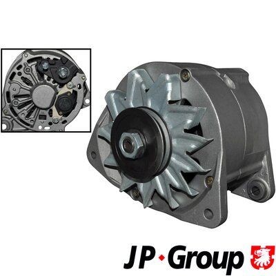 JP GROUP 1190107500 Alternator 14V, 115A, M8 B+ M5 D+, 0230, Ø 64 mm