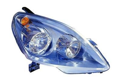 VAN WEZEL 3792962 Headlight Right, H7, H1, yellow, for right-hand traffic, with motor for headlamp levelling, PX26d