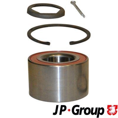 JP GROUP 1251301210 Wheel bearing kit Rear Axle Left, Rear Axle Right, 74 mm