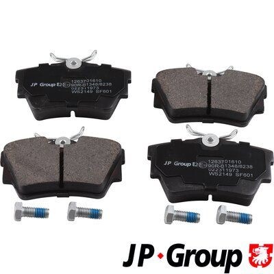 1263701619 JP GROUP 1263701610 Brake pad set Renault Trafic 3 1.6 dCi 95 95 hp Diesel 2021 price