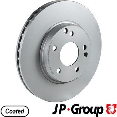 Original JP GROUP 1363101900 Brake rotors 1363106600 for MERCEDES-BENZ E-Class