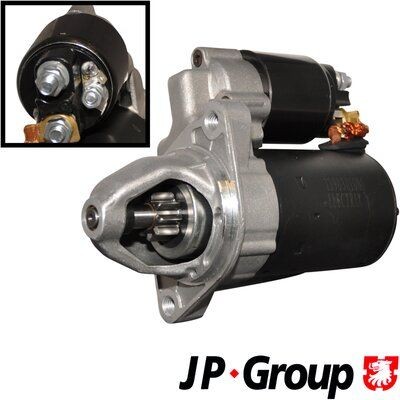 JP GROUP 1390301000 Starter motor 12V, 1,1kW, Number of Teeth: 9