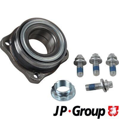 JP GROUP 4, with wheel bearing, with attachment material, Rear Axle Left, Rear Axle Right Wheel Hub 1451400200 buy