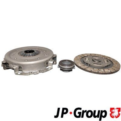 1530401610 JP GROUP Clutch set MITSUBISHI with clutch release bearing, 215mm
