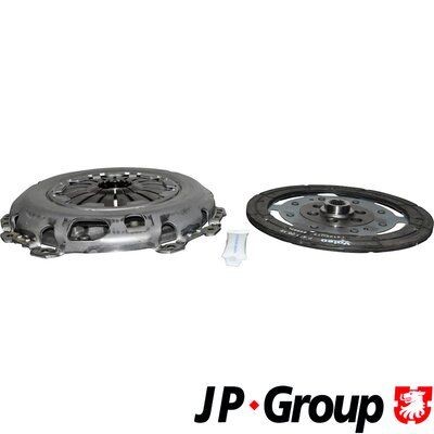 JP GROUP 1530408610 Clutch kit for engines with dual-mass flywheel, without clutch release bearing, 210mm