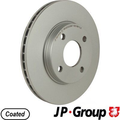 Original JP GROUP 1563101400 Brake rotors 1563104700 for FORD FUSION