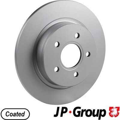 1563200709 JP GROUP Rear Axle, 280x11mm, 5, solid, Coated Ø: 280mm, Num. of holes: 5, Brake Disc Thickness: 11mm Brake rotor 1563200700 buy