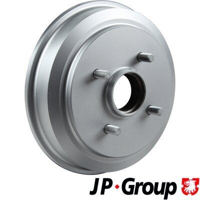 JP GROUP 1563500700 Brake Drum without wheel bearing, Rear Axle, Ø: 203mm