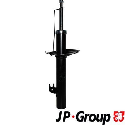 JP GROUP 3142100380 Shock absorber Front Axle Right, Gas Pressure, Twin-Tube, Suspension Strut, Top pin