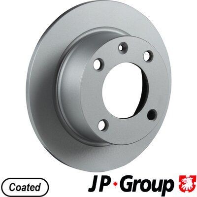 3163200400 JP GROUP Brake rotors CITROËN Rear Axle, 224x9mm, 4, solid, Coated