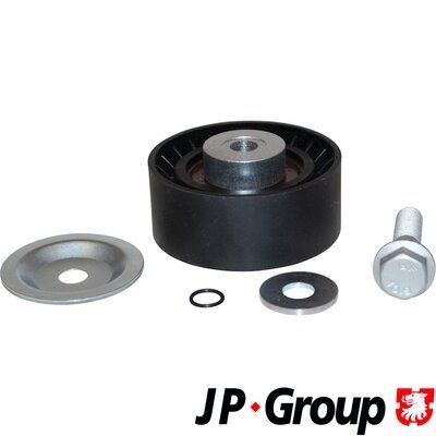 JP GROUP 3318300300 Deflection / Guide Pulley, v-ribbed belt with screw