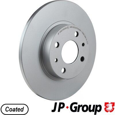 3363100309 JP GROUP 257x12mm, 4, solid, Coated Ø: 257mm, Num. of holes: 4, Brake Disc Thickness: 12mm Brake rotor 3363100300 buy