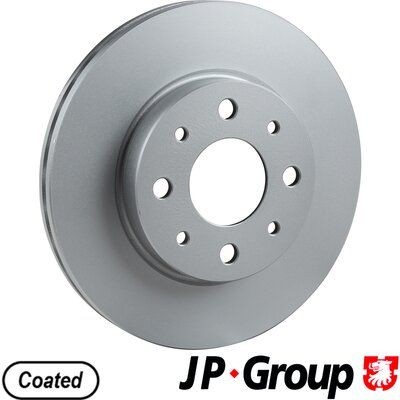 3363101109 JP GROUP Front Axle, 240x20mm, 4, Vented, Coated Ø: 240mm, Num. of holes: 4, Brake Disc Thickness: 20mm Brake rotor 3363101100 buy