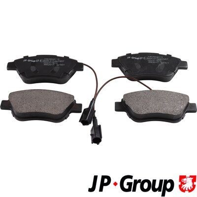 JP GROUP 3363602310 Brake pad set Fiat 500 312 1.3 D Multijet 78 hp Diesel 2017 price