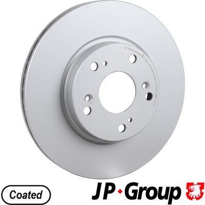 original HONDA FR-V (BE) Performance brake discs JP GROUP 3463100900
