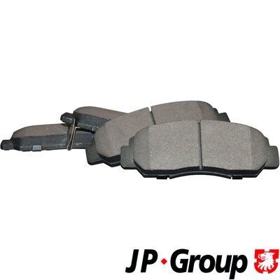 3463600819 JP GROUP Front Axle, with acoustic wear warning Height: 58,5mm, Width: 149mm, Thickness: 17mm Brake pads 3463600810 buy