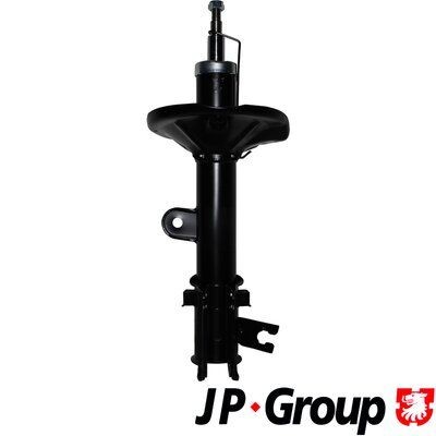 3542100780 JP GROUP Shock absorbers KIA Front Axle Right, Gas Pressure, Twin-Tube, Suspension Strut, Top pin