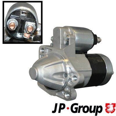 JP GROUP 3890300300 Starter motor 12V, 1kW, Number of Teeth: 8