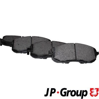 4063601219 JP GROUP Front Axle, with acoustic wear warning Height: 54,4mm, Width: 137mm, Thickness: 17mm Brake pads 4063601210 buy