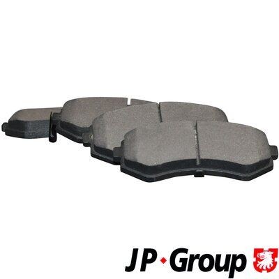 JP GROUP 4063700510 Brake pad set with acoustic wear warning