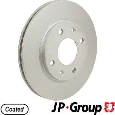 JP GROUP 4163100600 Brake disc Front Axle, 247x20,5mm, 4, Vented, Coated