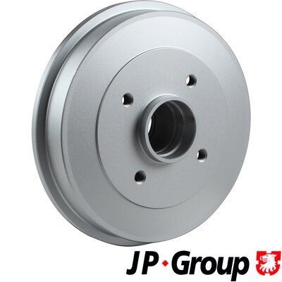 JP GROUP 4163500400 Brake Drum without wheel bearing, without ABS sensor ring, Rear Axle, Ø: 203mm