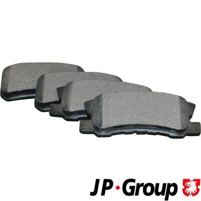Mitsubishi ASX Brake pad set JP GROUP 4163700310 cheap