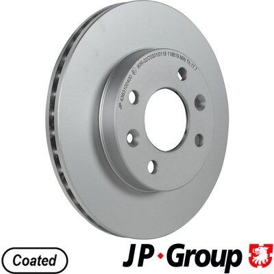 Great value for money - JP GROUP Brake disc 4363100400