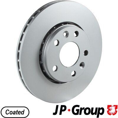 4363101700 JP GROUP Brake rotors DACIA Front Axle, 280x24mm, 5, Vented, Coated