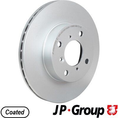 JP GROUP 4763100800 Brake discs SUZUKI LIANA 2001 in original quality