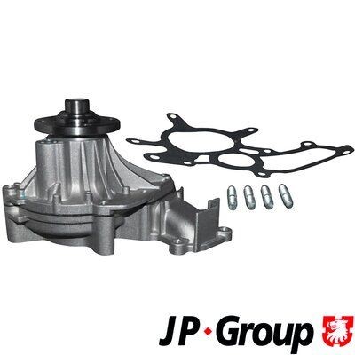 JP GROUP 4814102200 Water pump with seal, Mechanical, Metal, for v-ribbed belt use