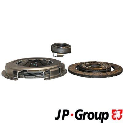 4830401310 JP GROUP Clutch set TOYOTA with clutch release bearing, 190mm