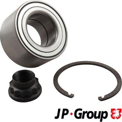 JP GROUP 4841300710 Wheel bearing kit Front Axle Left, Front Axle Right, 75 mm, Angular Ball Bearing