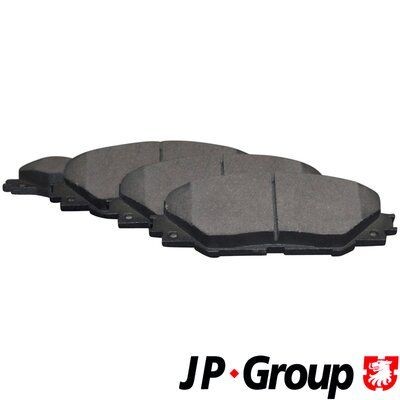 JP GROUP 4863601410 Brake pad set Front Axle, not prepared for wear indicator