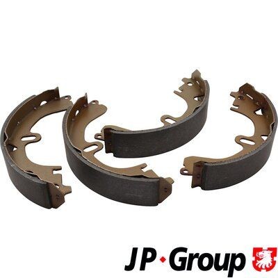 JP GROUP 4863900610 Brake Shoe Set Rear Axle, 200 x 37 mm, without lever