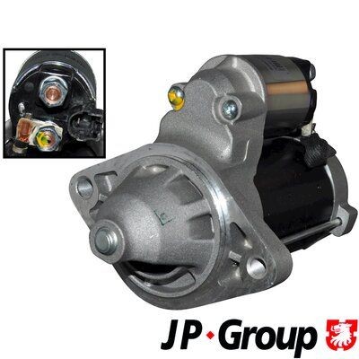 JP GROUP 4890300600 Starter motor 12V, 1,3kW, Number of Teeth: 9