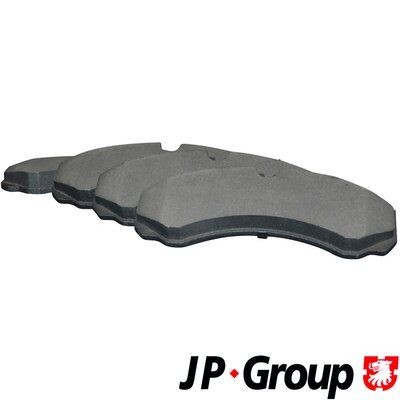 JP GROUP 5363600310 Brake pad set Front Axle, excl. wear warning contact