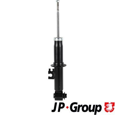 JP GROUP 6052100100 Shock absorber Rear Axle, Gas Pressure, Twin-Tube, Suspension Strut, Top pin, Bottom eye