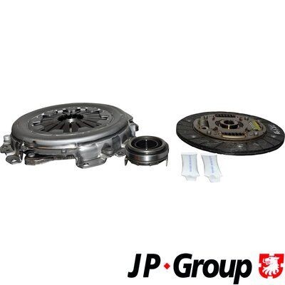 6330400119 JP GROUP with clutch release bearing, 186, 184mm Ø: 186, 184mm Clutch replacement kit 6330400110 buy