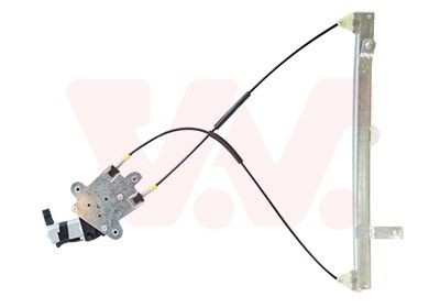VAN WEZEL 4036264 Window regulator Right Front, Operating Mode: Electric, with electric motor, without comfort function